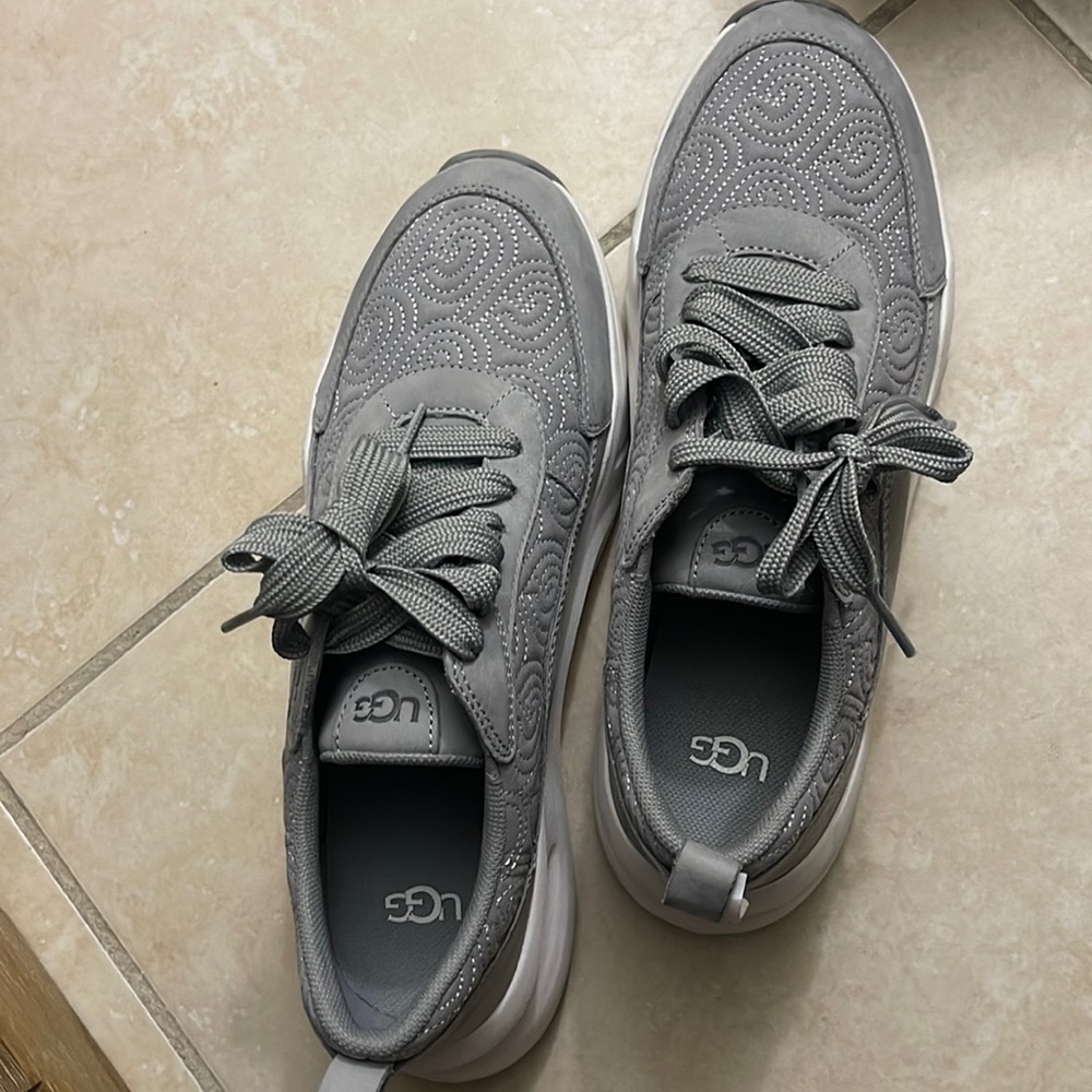 grey ugg sneakers . Very comfortable.